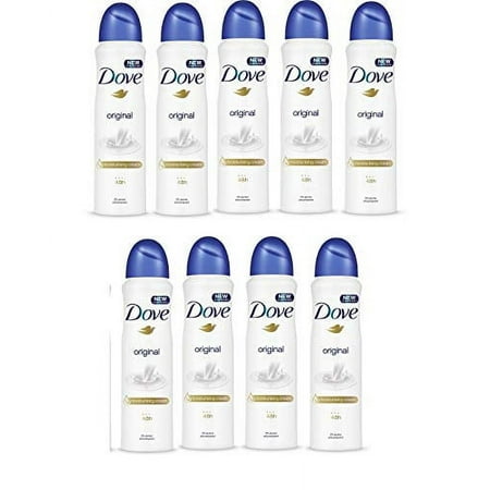 Dove Original Aerosol Spray Deodorant &amp;amp; Anti-Perspirant 150ml / 5.07 Oz,(9 Pack)