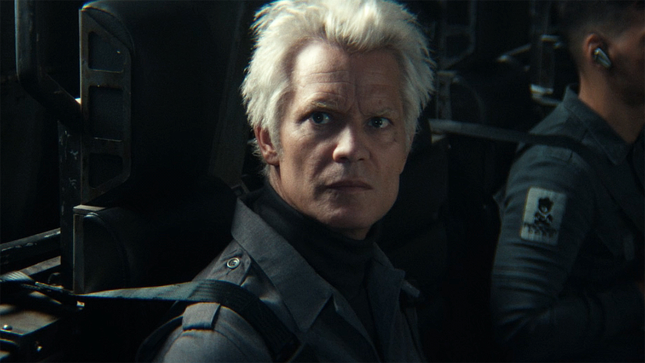 Kirsh looking concerned in Alien: Earth episode 6