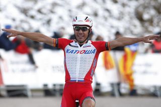 Joaquin Rodriguez wins stage three of the 2014 Tour of Catalonia