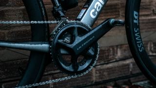 A Cannondale Synapse winter bike 