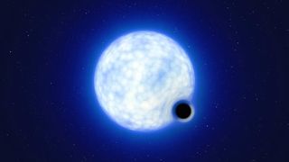 An artist’s impression of the binary system VFTS 243