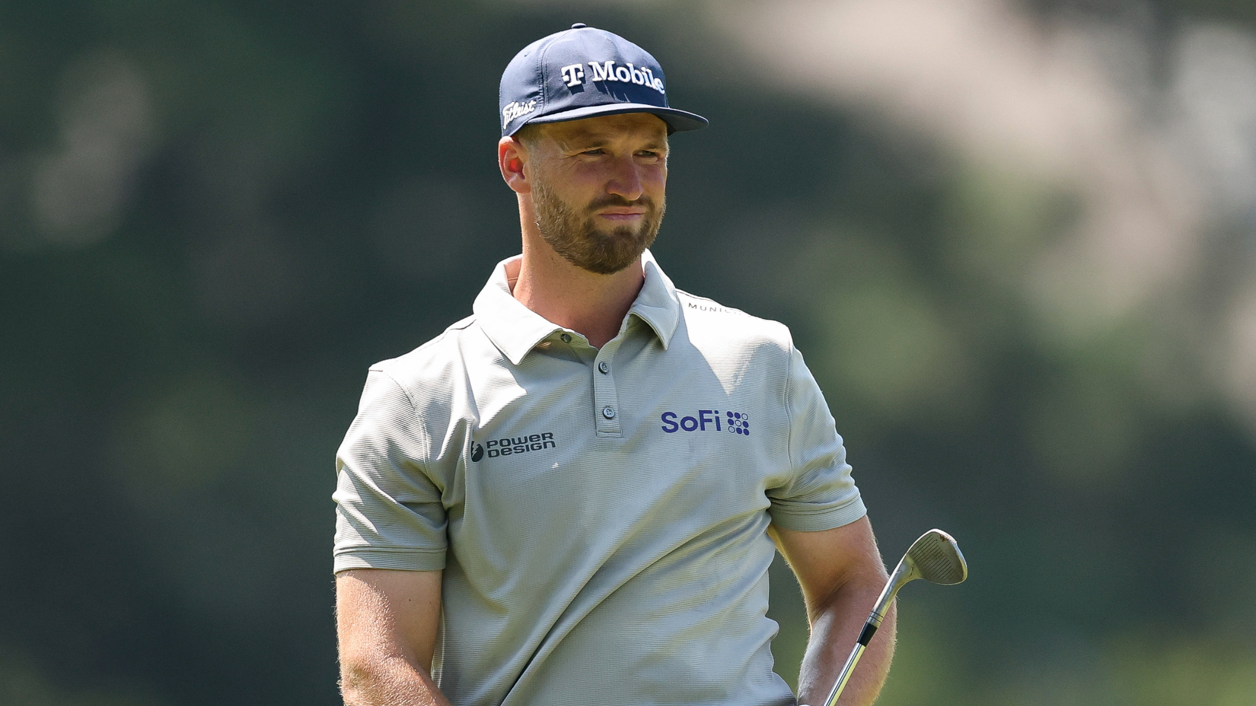 Wyndham Clark during a tournament