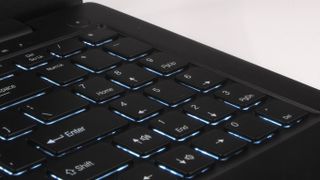The Librem laptop's keyboard is pleasantly tactile and good for touch-typing