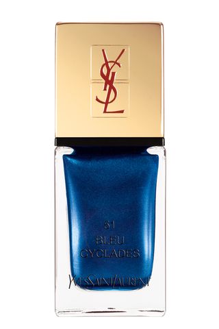 YSL Nail Polish In La Laque Couture Bleu Cobalt No 51, £18