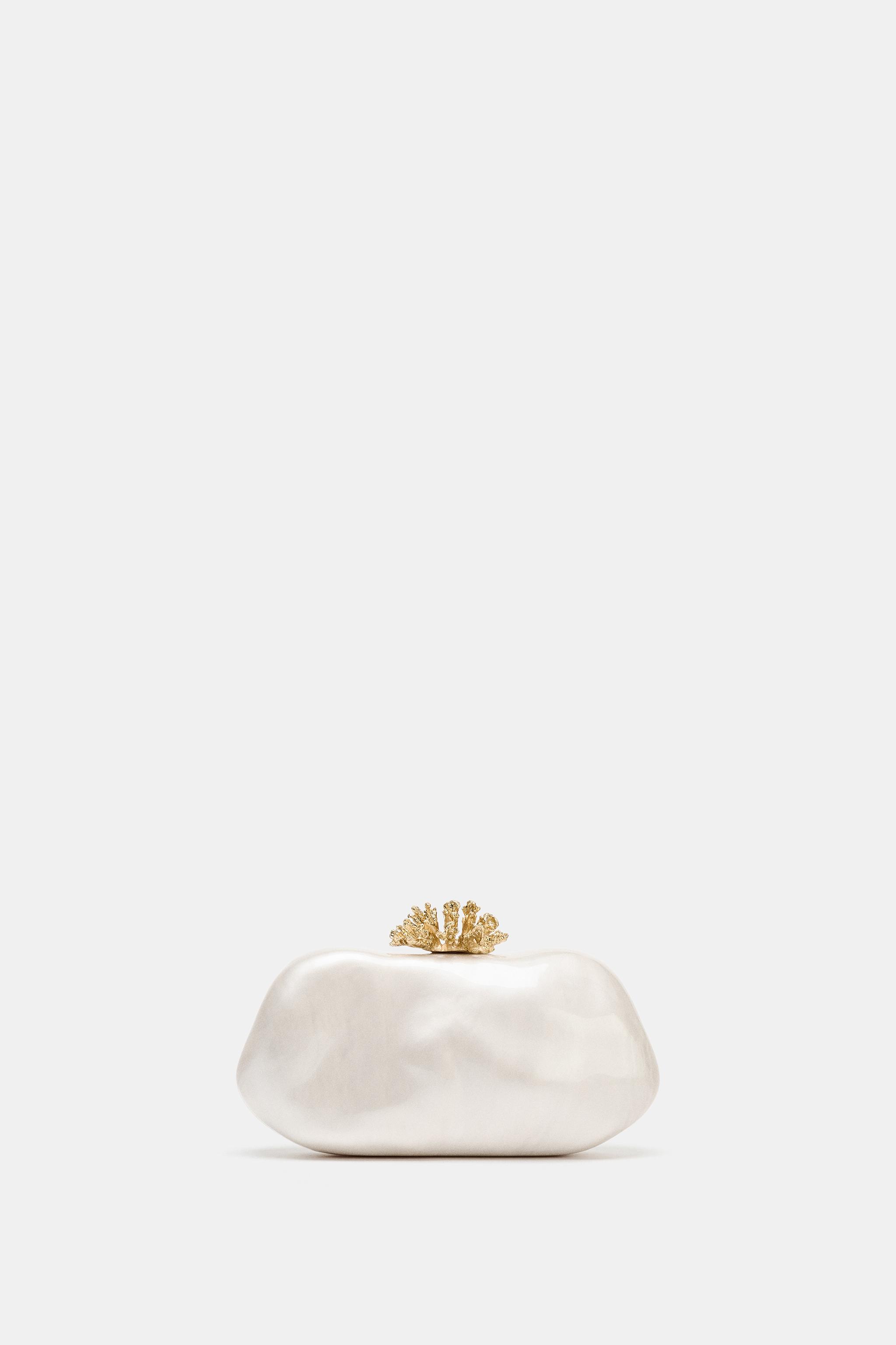 Clutch With Metal Detail