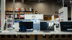 Dell laptops pictured at a Best Buy store in Austin, Texas.
