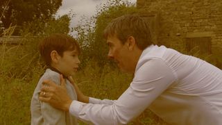 Cain Dingle and his son Kyle in Emmerdale