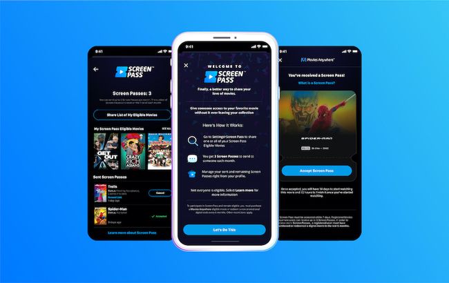 Movies Anywhere&#039;s movie sharing feature Screen Pass