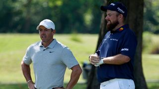 Rory McIlroy and Shane Lowry at the pro-am prior to the Zurich Classic of New Orleans