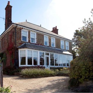 villa with windows