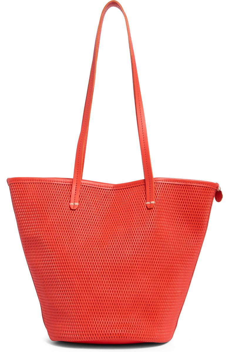 Choupette Diamond Perforated Leather Tote