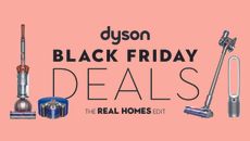 Dyson Black Friday deals graphic in pink