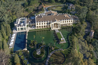 House and pool of house in South of France, one of the world's most expensive houses