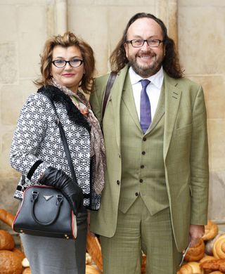 Hairy Bikers star Dave Myers with wife Liliana Orzac.