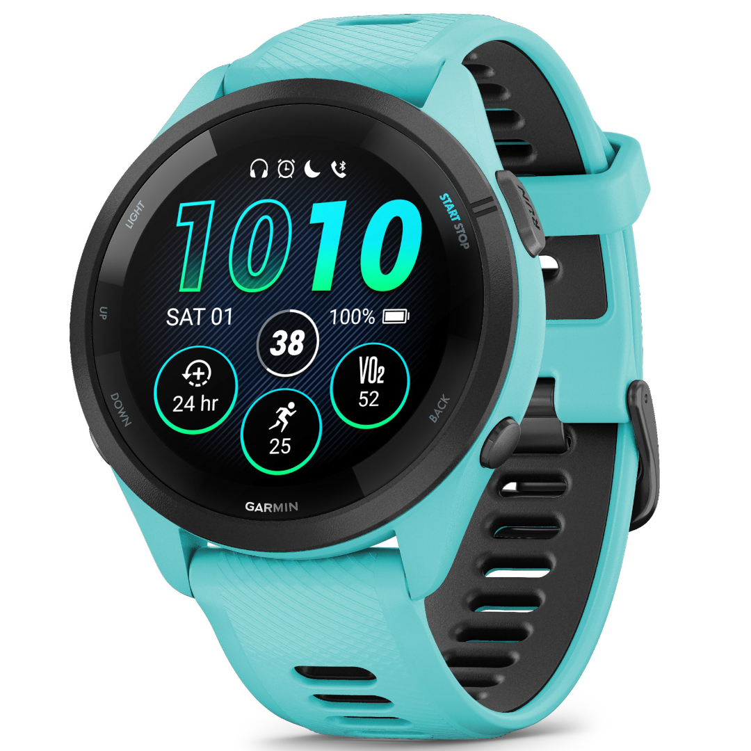 Aqua Garmin Forerunner 265 product render