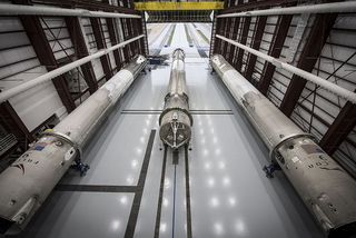 SpaceX's 3 Landed Rockets in the Hangar: 1
