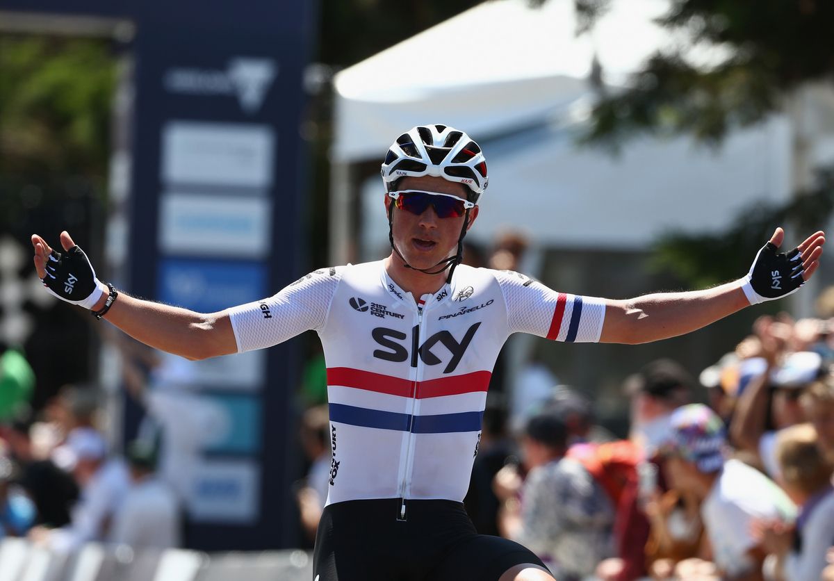 Peter Kennaugh claims the first win of 2016 for Team Sky