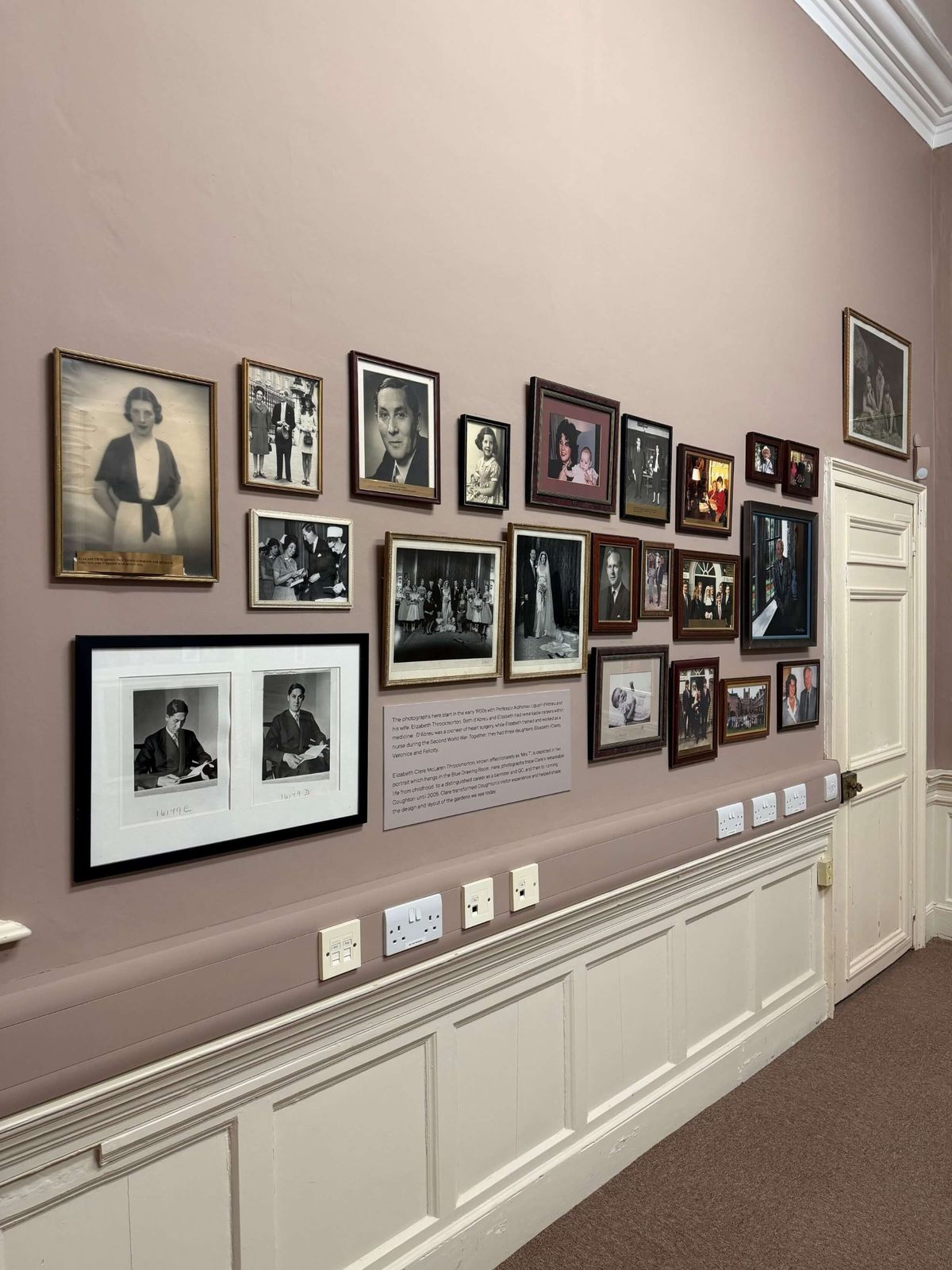 Portraits of family members.