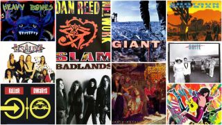 Segments of 10 cult hard rock albums