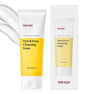 Best Cleansers for Combination Skin 2024: Ma:nyo Pure & Deep Cleansing Foam Korean Skin Care, Daily Cleanser 6.7fl Oz (200ml)