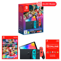 Nintendo Switch OLED Mario Kart 8 bundle + Switch Online:&nbsp;was £366.97, now £299 at Amazon