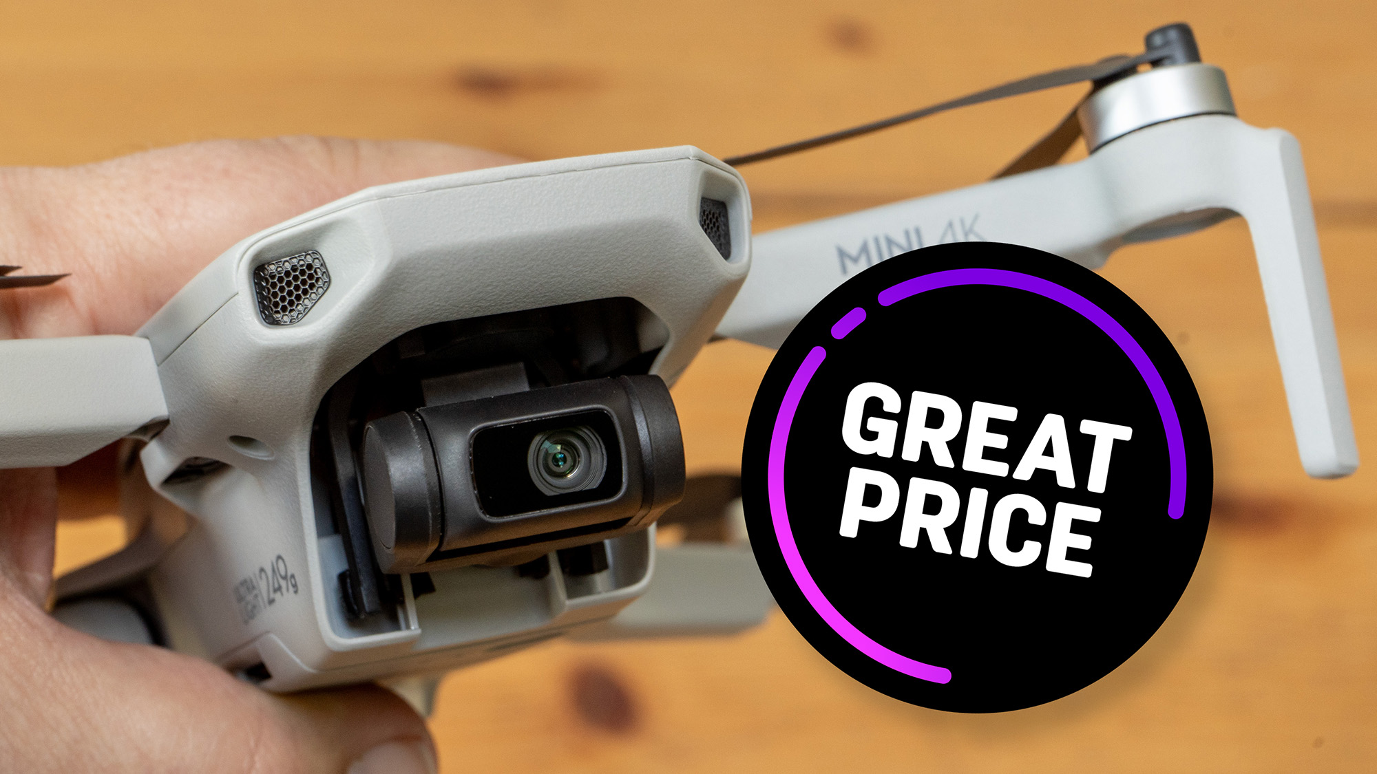 DJI Mini 4K with great price roundel