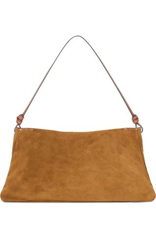 Wally Suede Shoulder Bag