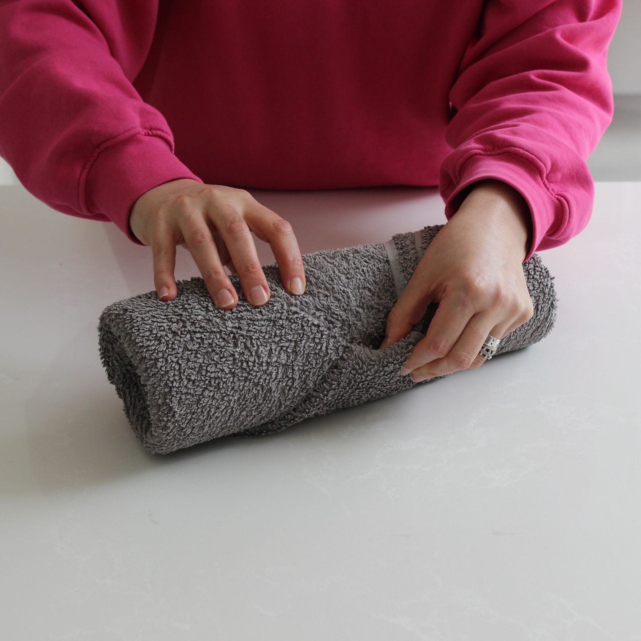 Towel folding hack