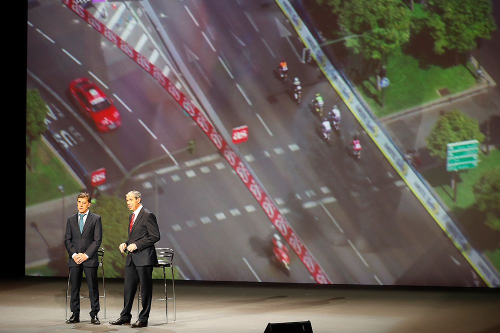 Introducing the 2017 Vuelta a Espana route presentation.