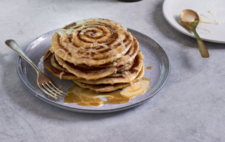 Cinnamon swirl pancakes