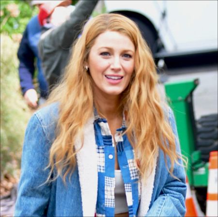 Blake Lively joked about her "balanced breakfast" on the set of her new movie "It Ends With Us."