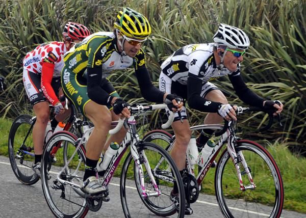 Gordon McCauley of the Subway-Avanti team has his race face on