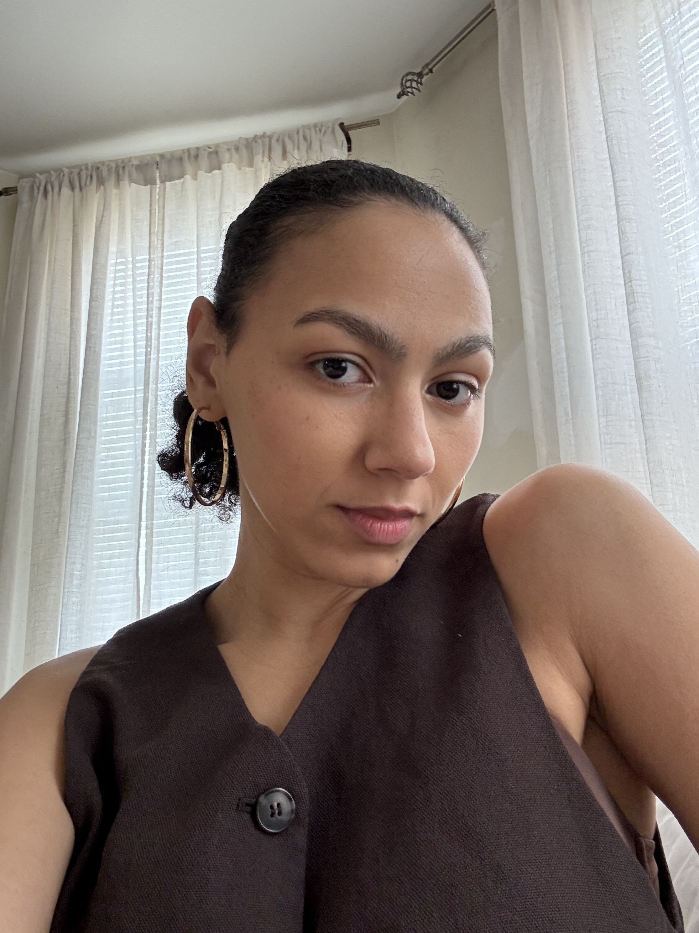 Selfie of www assistant beauty editor Sabrina Talbert