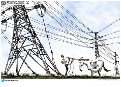 Obama cartoon Energy plan