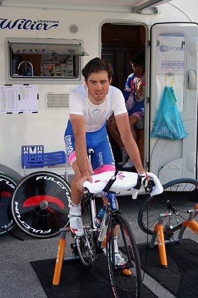Daniele Righi (Lampre) will get round today's course more than two minutes slower than winner Andreas Kl&ouml;den.
