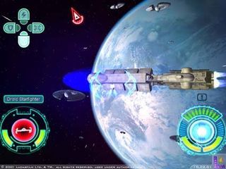 Starfighter features several missions that take place in space, such as the assault on the Trade Federation's droid control ship. The game also incorporate epic air and ground battles on planets such as Naboo.