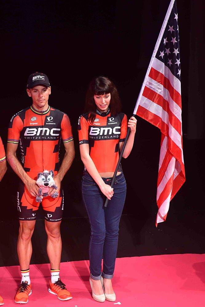 BMC Racing Team at the 2015 Giro d'Italia team presentation