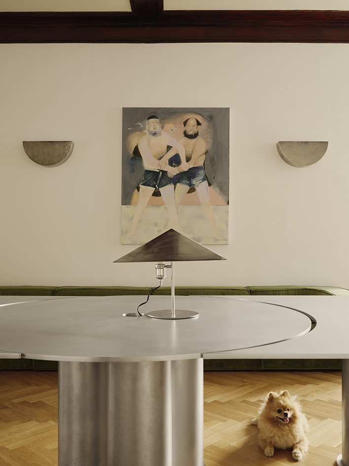BWGTBLD gallery and office interior, historic interior with lots of art and cosy but upmarket atmosphere