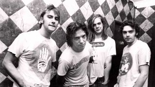 Soul Asylum pose for a backstage portrait circa 1991