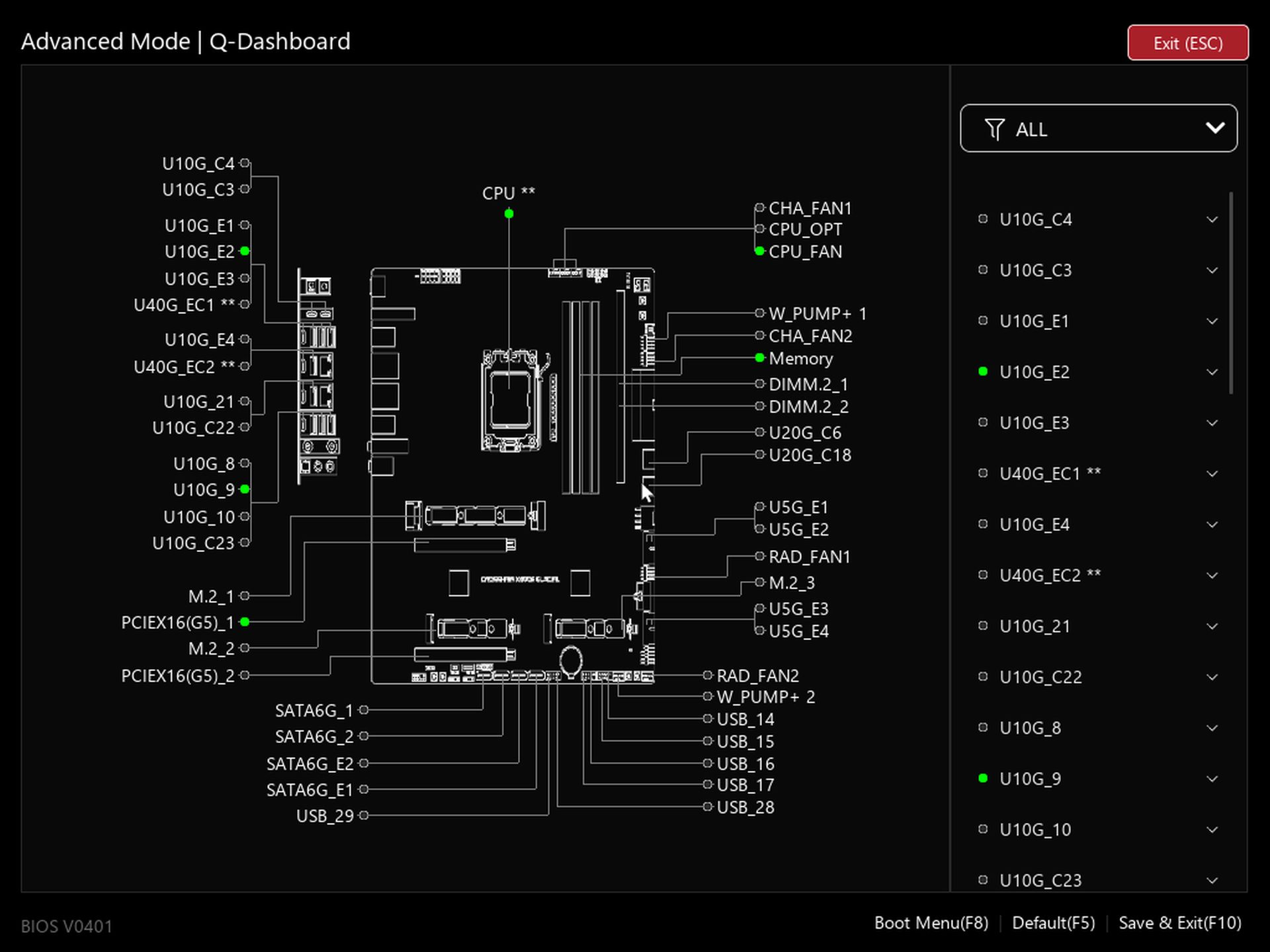 Asus ROG Crosshair X870E Glacial - BIOS