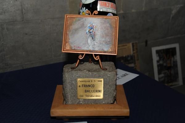 A special Ballerini cobblestone trophy