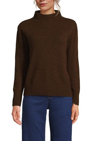 Cashmere Funnel Neck Sweater