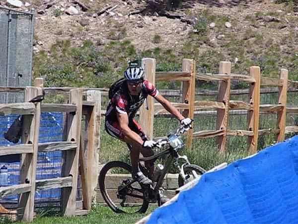 Josh Tostado rides into Carter Park.