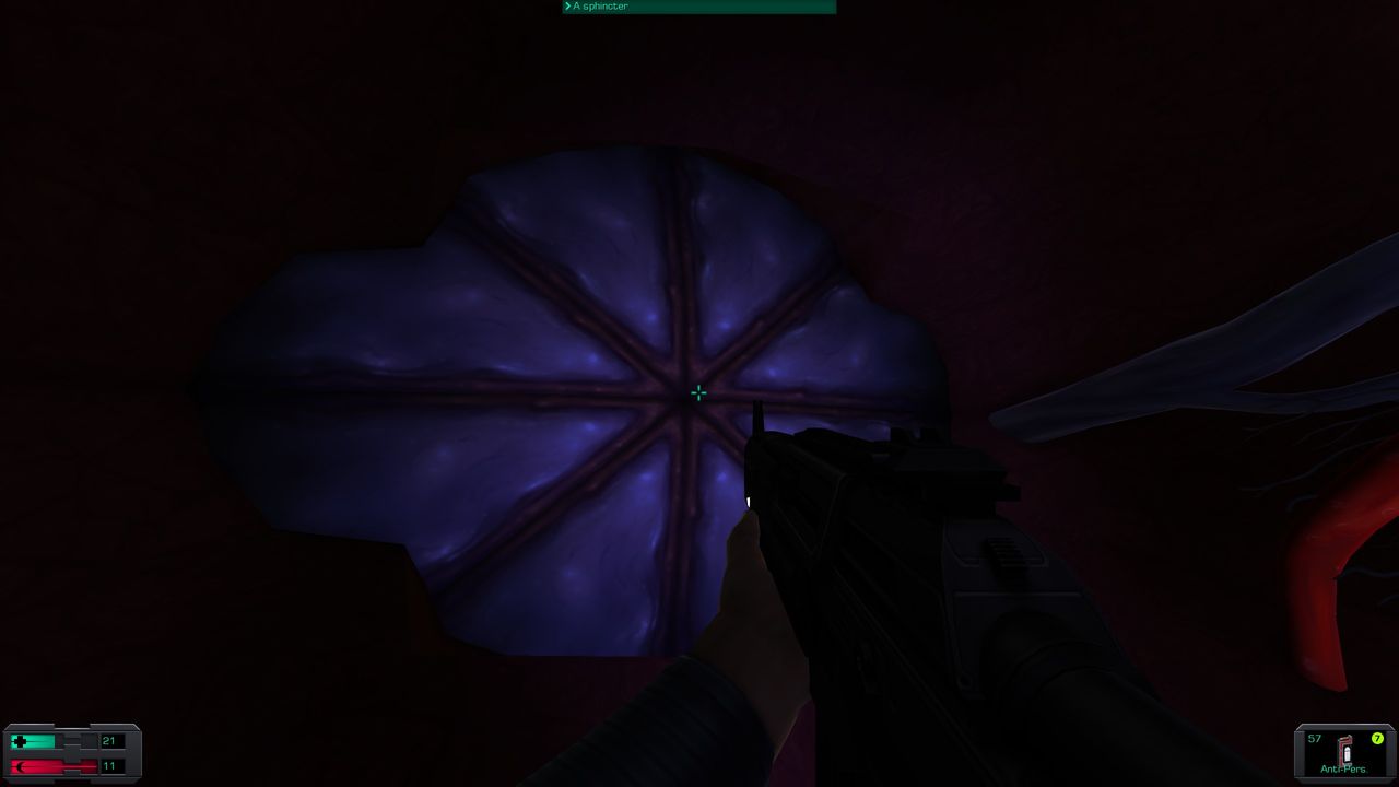 Biological "sphincters" in the Body of The Many in System Shock 2.