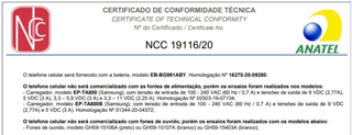 certification Samsung Galaxy S21