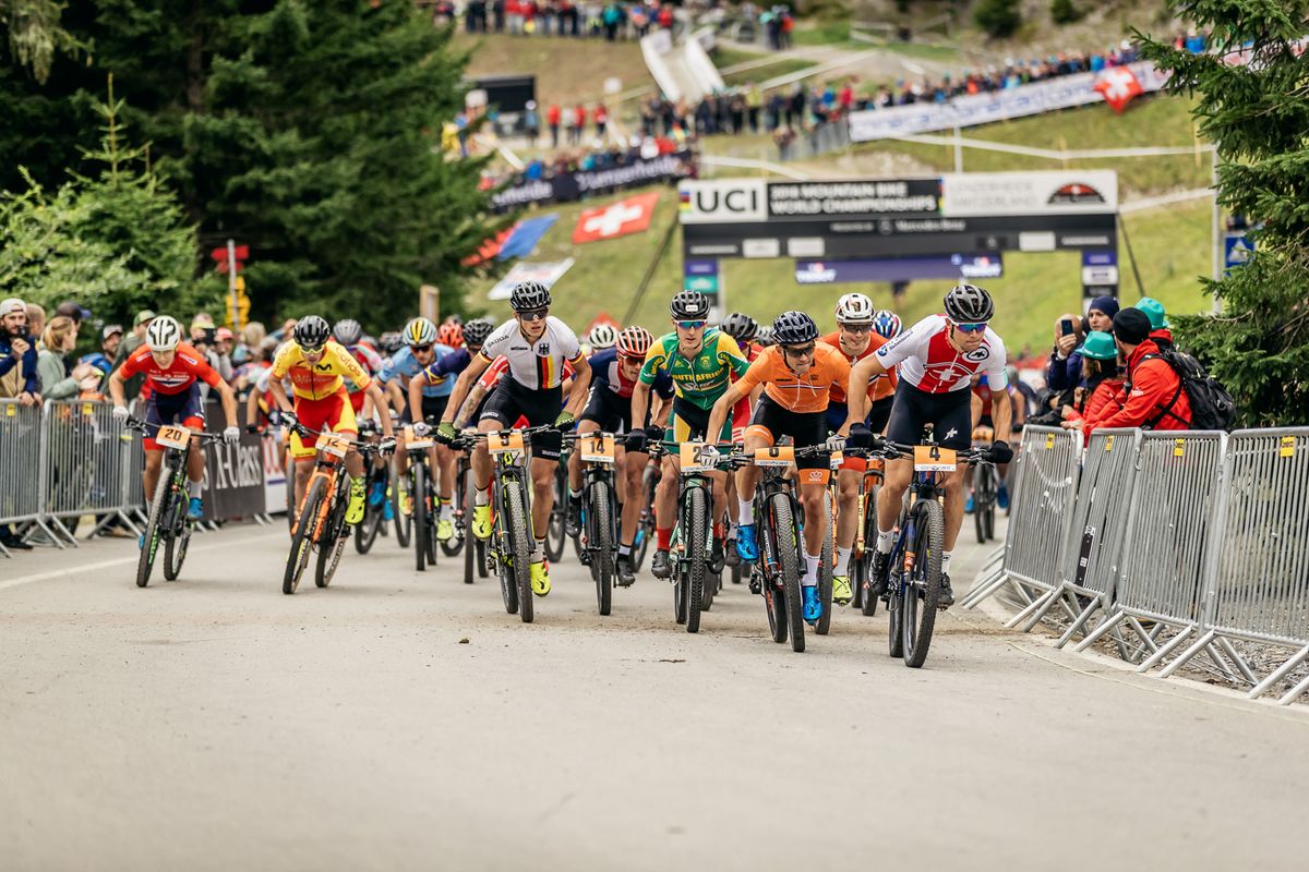 The U23 men's XC race