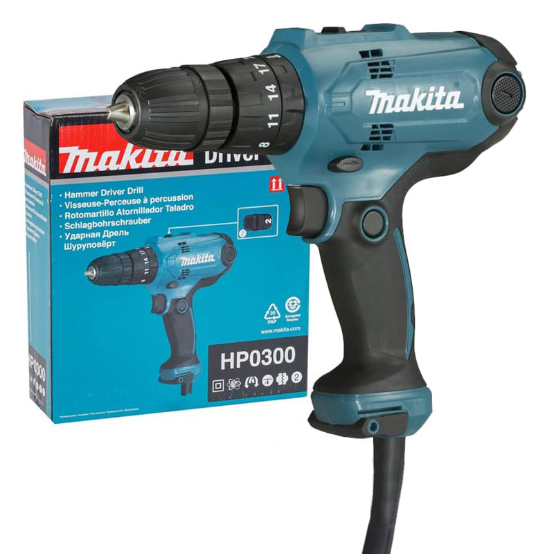 Makita HP0300/2 240V Combi Drill