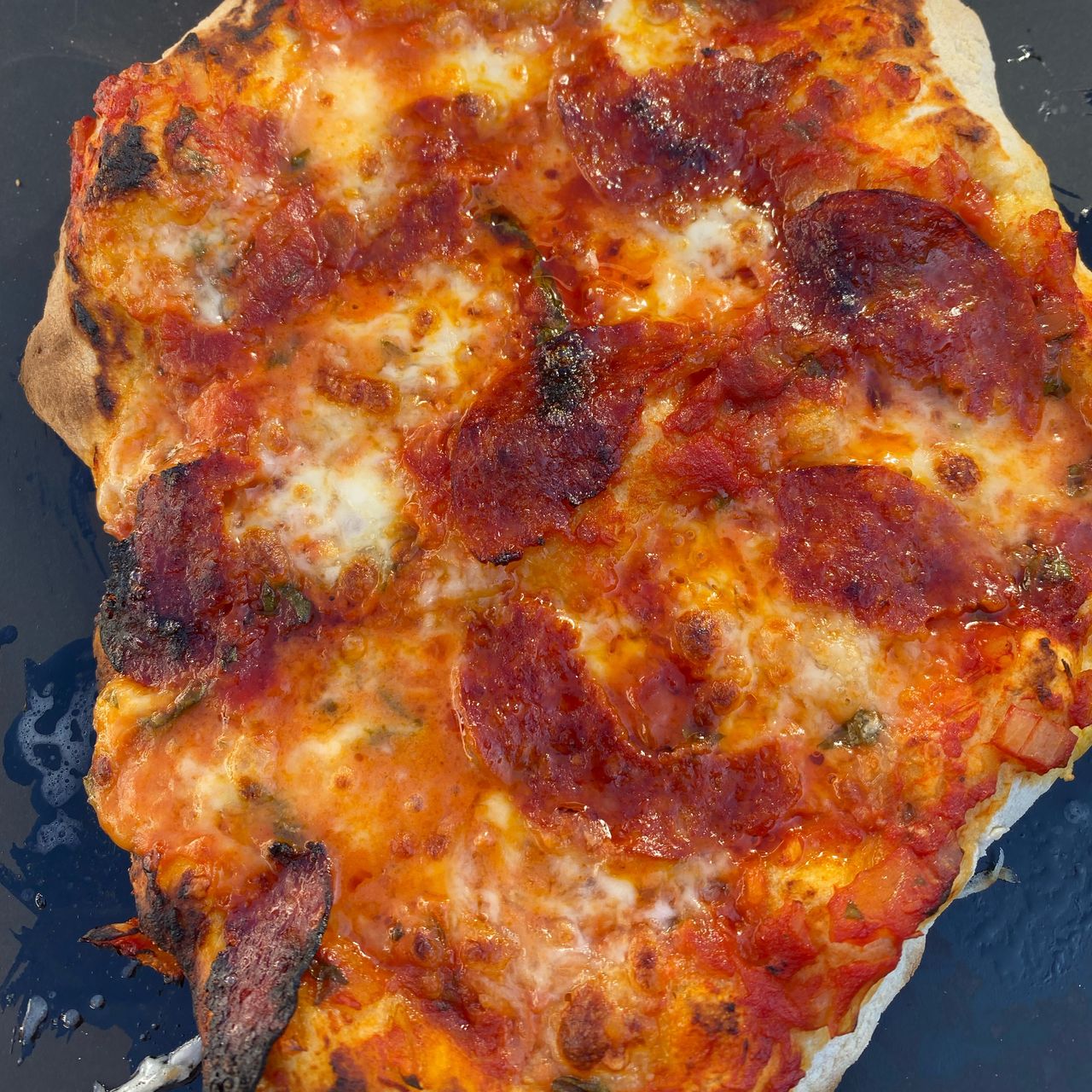 Pizza oven testing