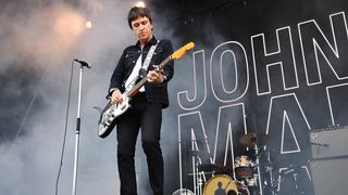 Johnny Marr performs during Forever Now Festival at The National Bowl on June 22, 2025 in Milton Keynes, England