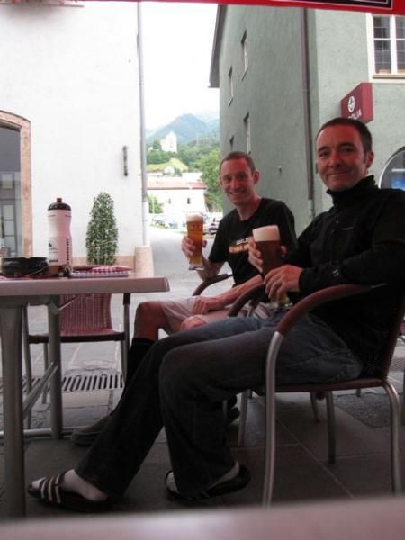 Post race in Austria.